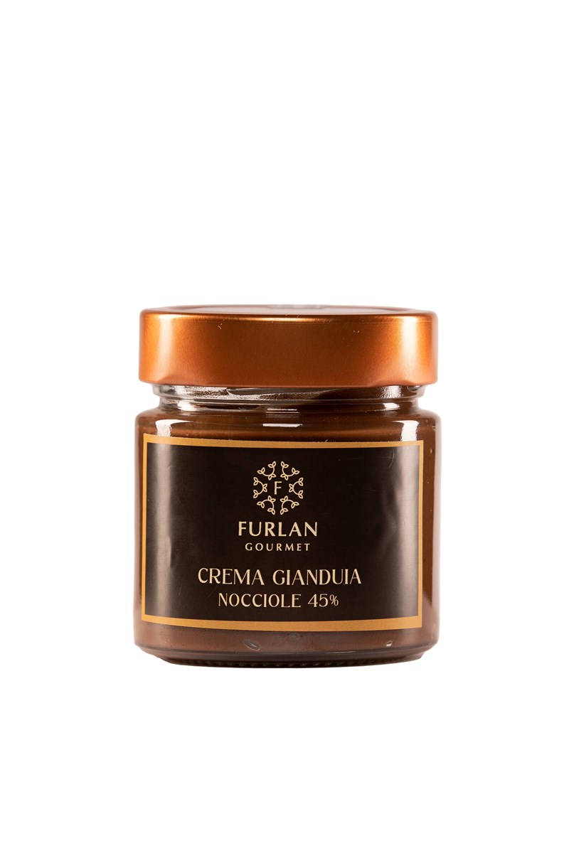 Jar of gianduja spread