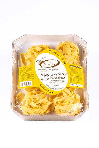 Package of pappardelle with eggs