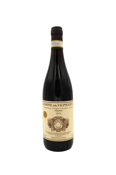 Bottle of wine Amarone della Valpolicella