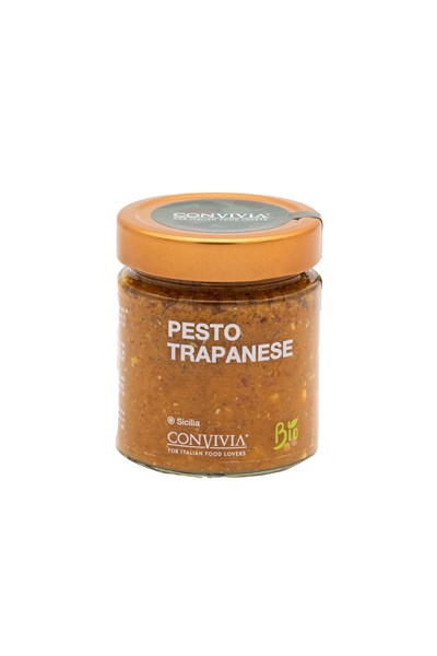 Jar of Organic Trapanese Pesto